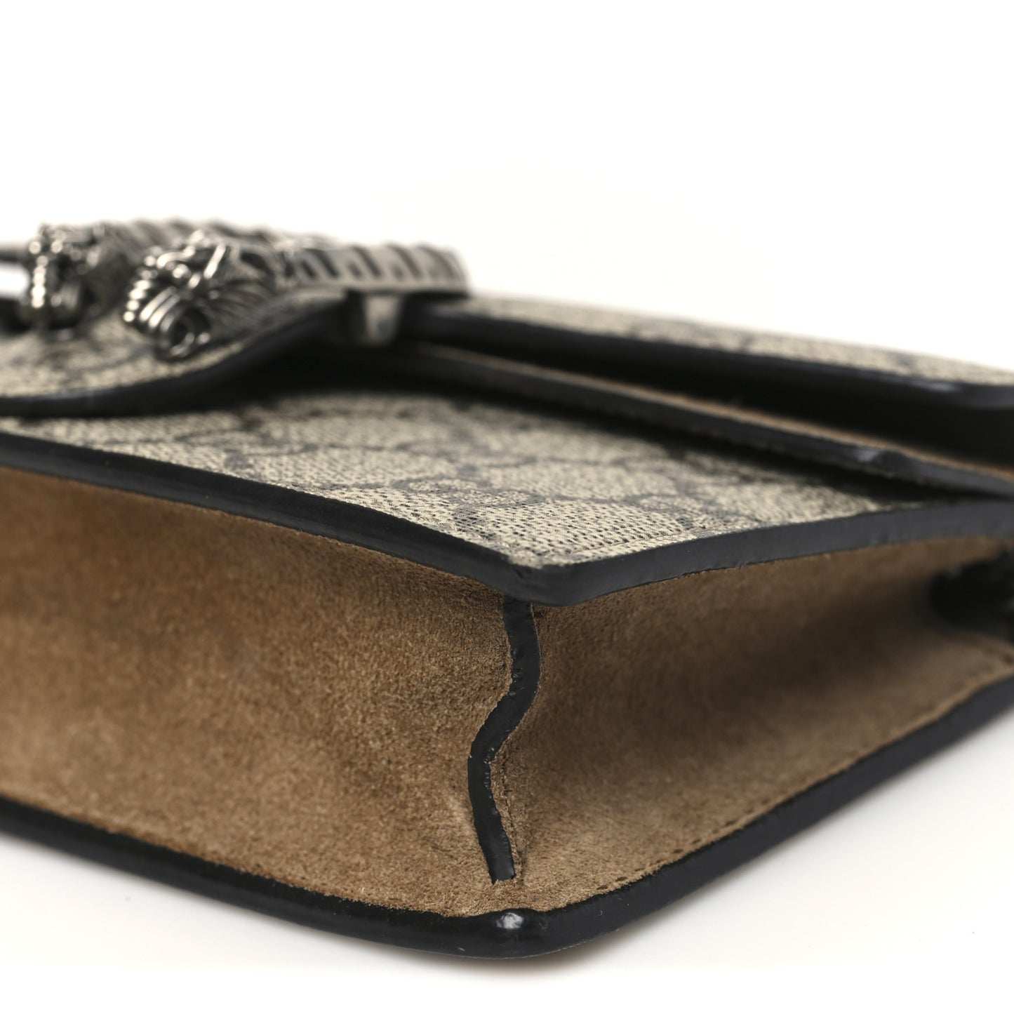 GG Supreme Monogram Super Mini Dionysus Shoulder Bag Taupe