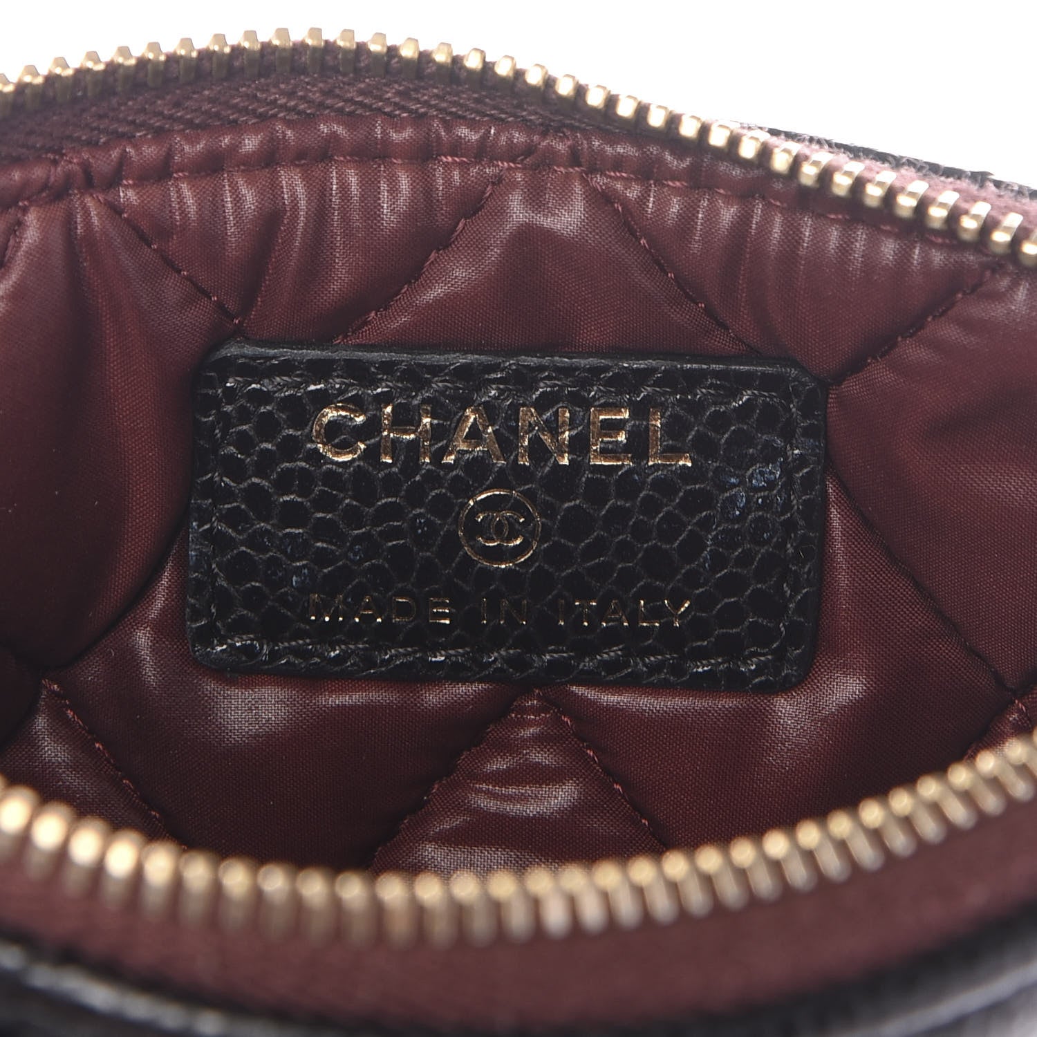 Chanel Caviar Quilted Small Cosmetic Case Black 5 of 8