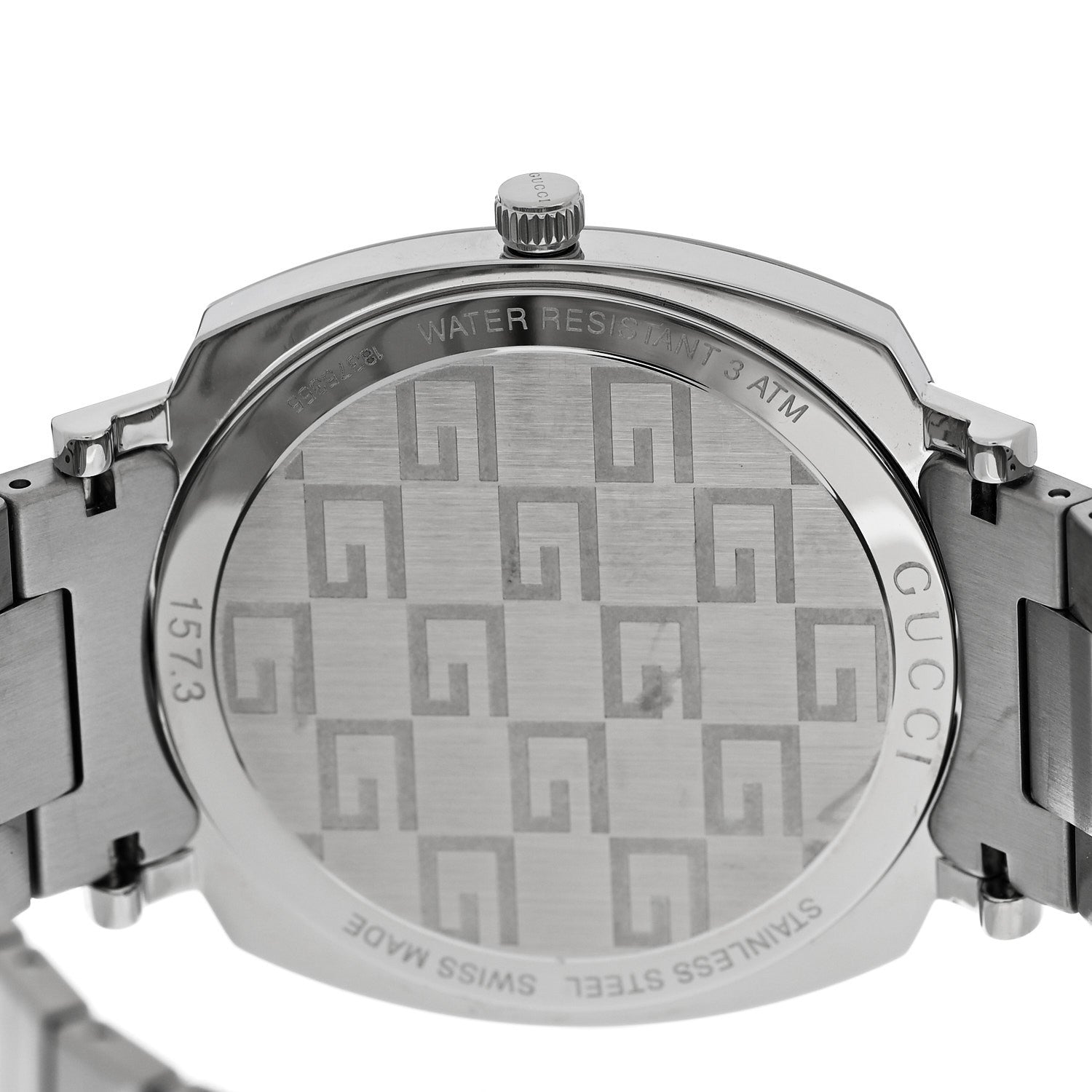 Gucci Stainless Steel 38mm Grip Quartz Watch 4 of 5