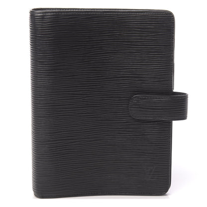Louis Vuitton Epi Medium Ring Agenda Cover Black 1 of 7