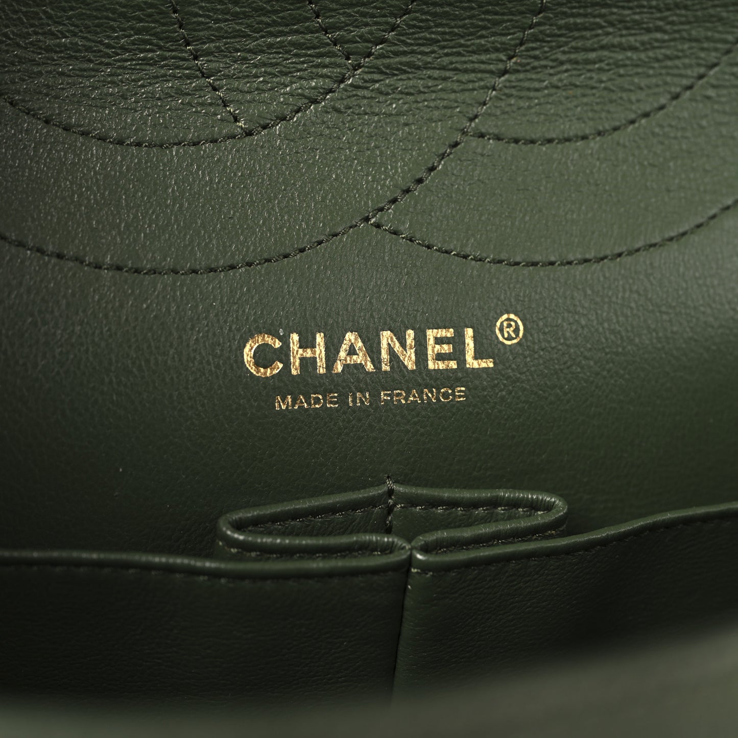 Canvas Quilted 2.55 Reissue 227 Flap Green