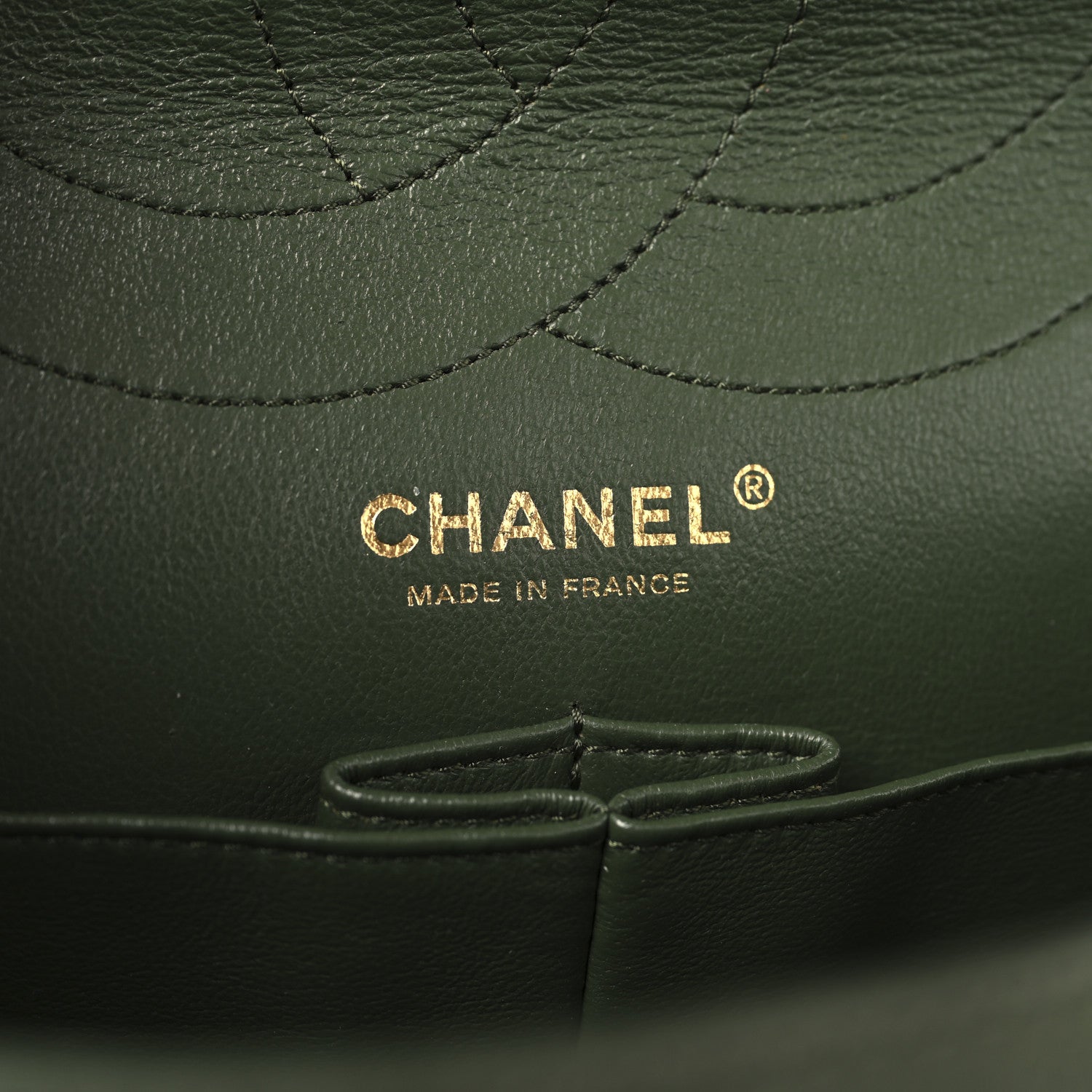 Chanel Canvas Quilted 2.55 Reissue 227 Flap Green 6 of 14