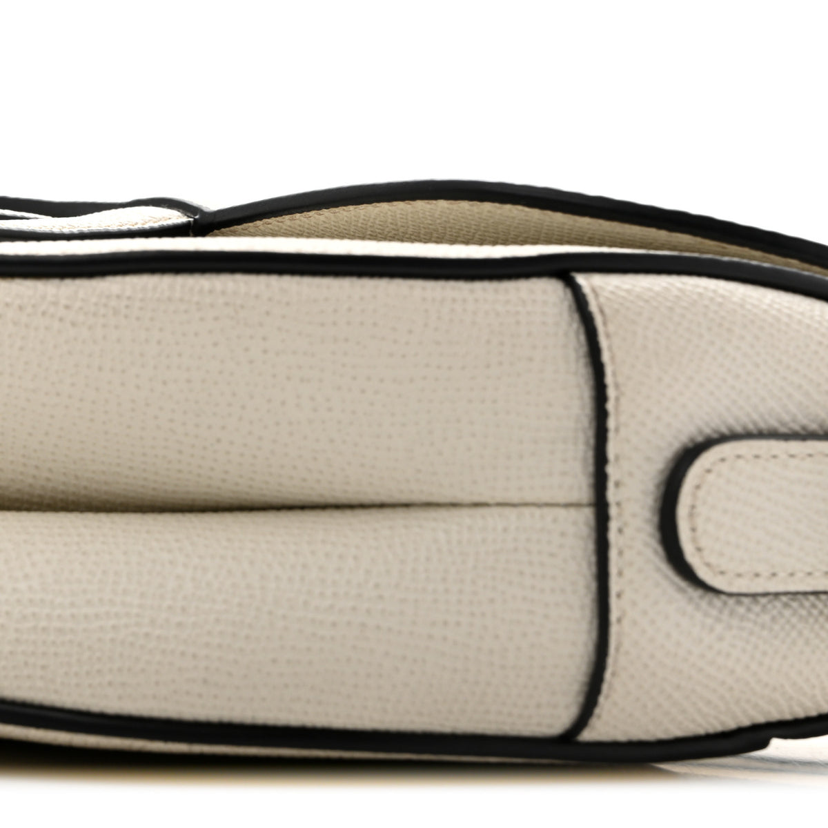 Christian Dior Grained Calfskin Saddle Bag With Strap Latte 19 of 29