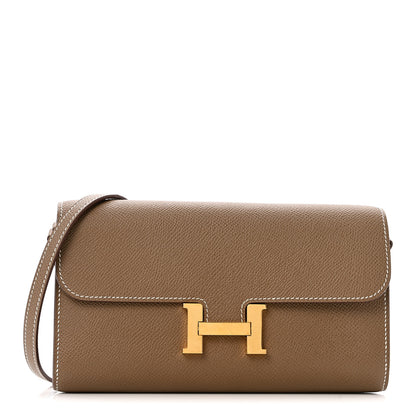 Hermes Epsom Constance Long To Go Wallet Etoupe 1 of 13