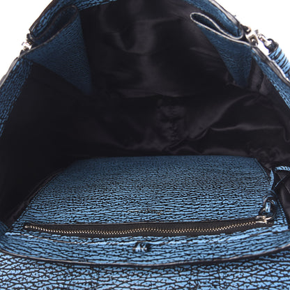 3.1 Phillip Lim 3.1 Textured Calfskin Pashli Backpack Black Blue 4 of 8