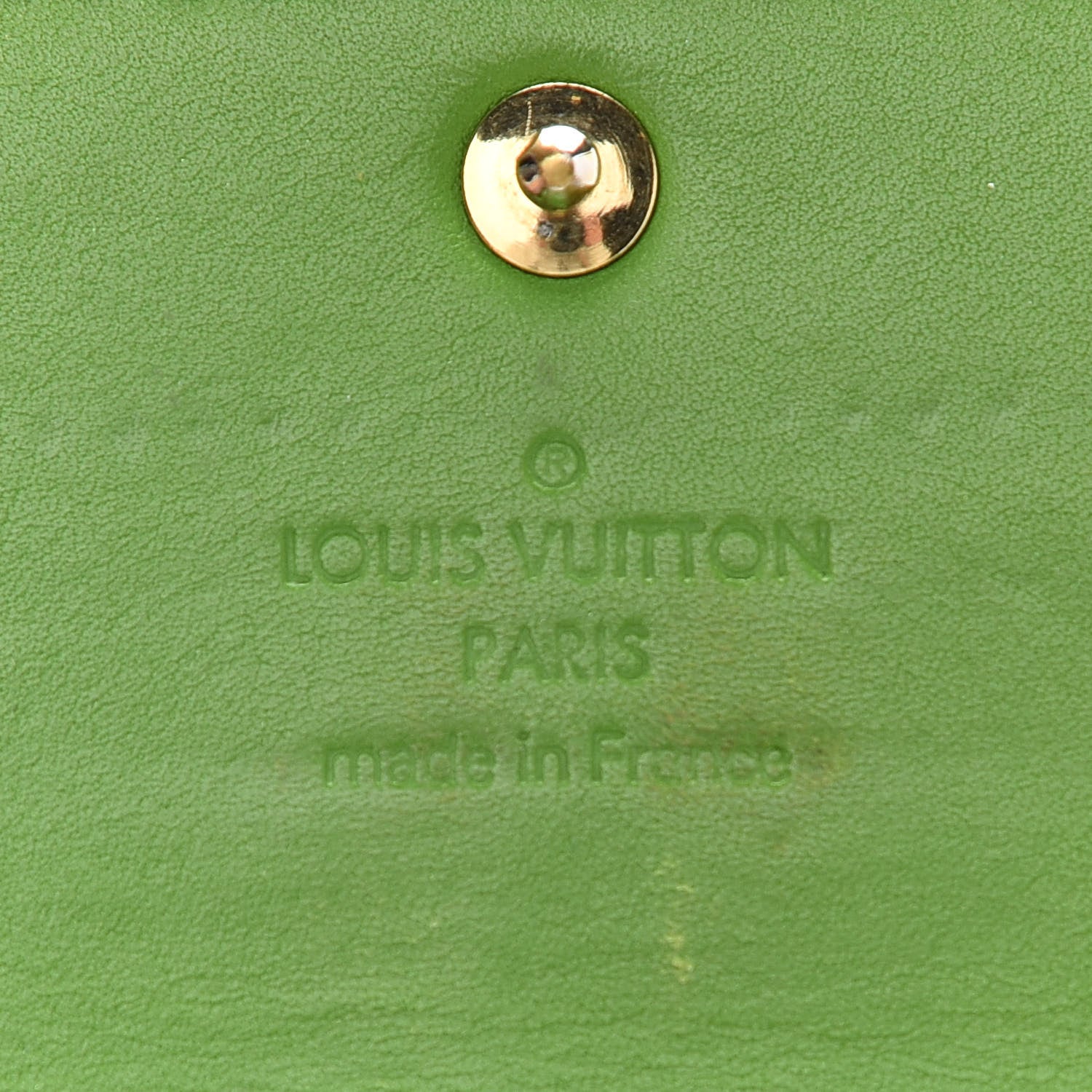 Louis Vuitton Vernis Sarah Wallet Vert Tonic 6 of 7