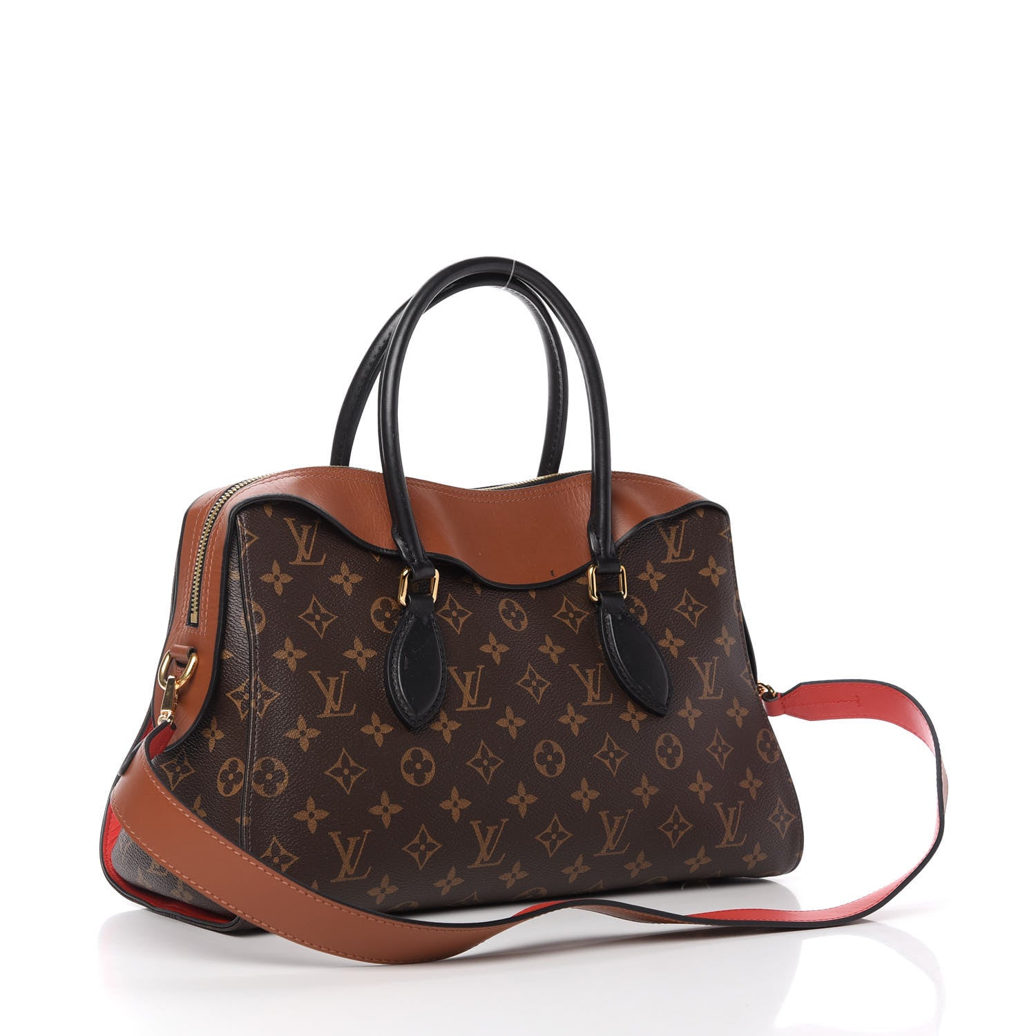 Louis Vuitton Monogram Tuileries Caramel Rouge 3 of 12