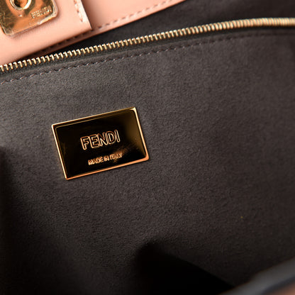 Fendi Vitello Glacier Medium FF Tote Rosa Bourbon 8 of 9