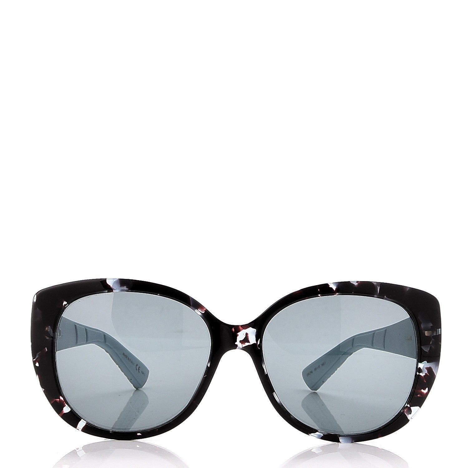 Christian Dior Resin Cannage Dior Lady 1R Sunglasses Havana White Blue 2 of 9