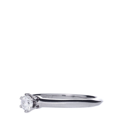 Tiffany Platinum Diamond .20ct Solitaire Engagement Ring 50 5.25 4 of 6