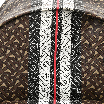Burberry E-Canvas Monogram Stripe Backpack Bridle Brown 7 of 9