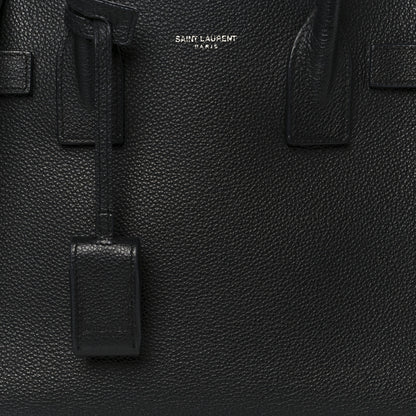 Saint Laurent Grained Calfskin Baby Sac De Jour Black 11 of 13