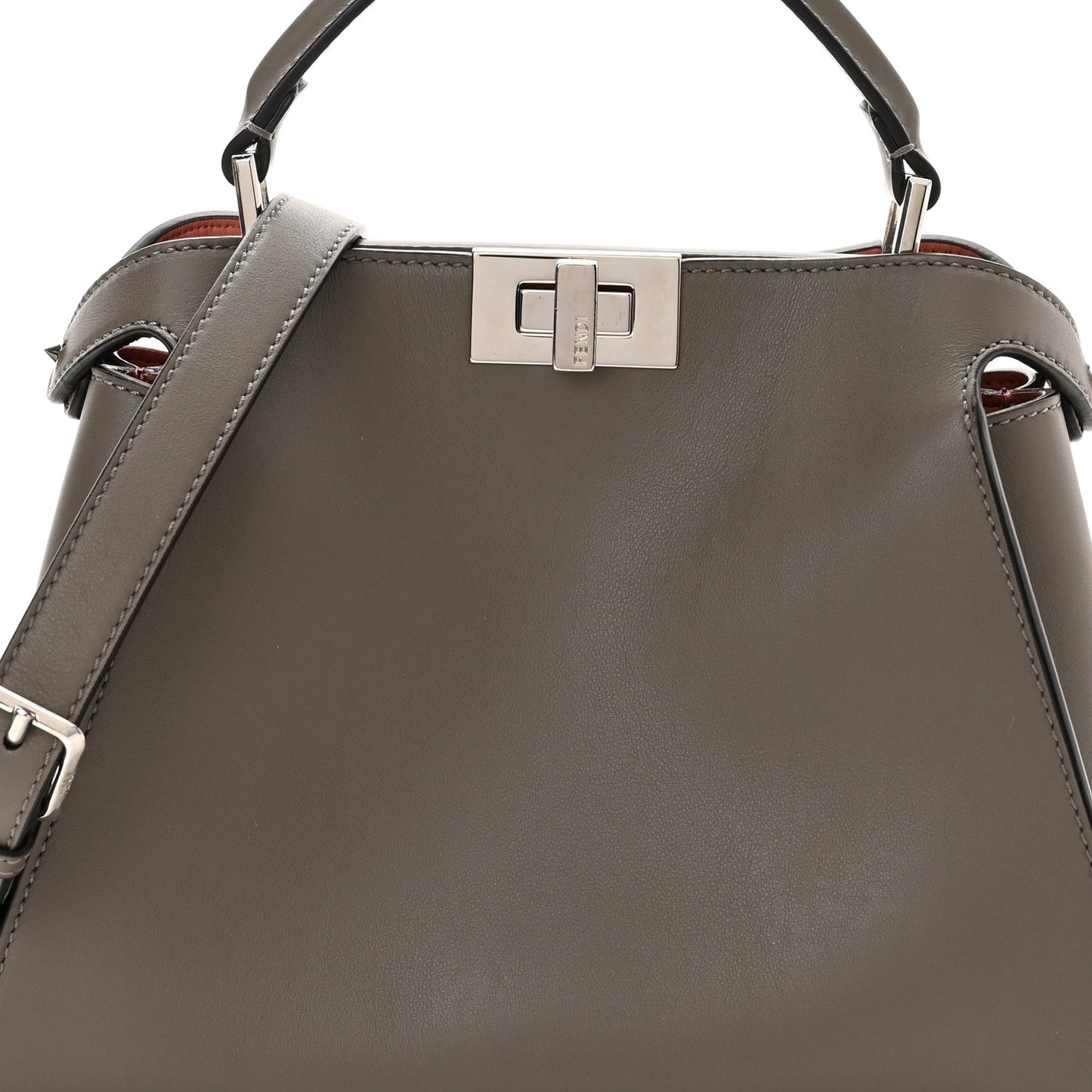 Vitello Tahiti Burro Medium Peekaboo Iconic Essentially Satchel Foresta Macaron