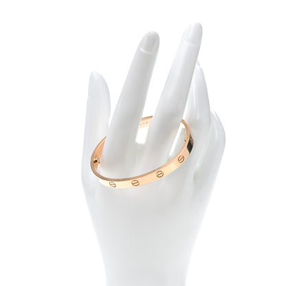 Cartier 18K Pink Gold LOVE Bracelet 17 2 of 6