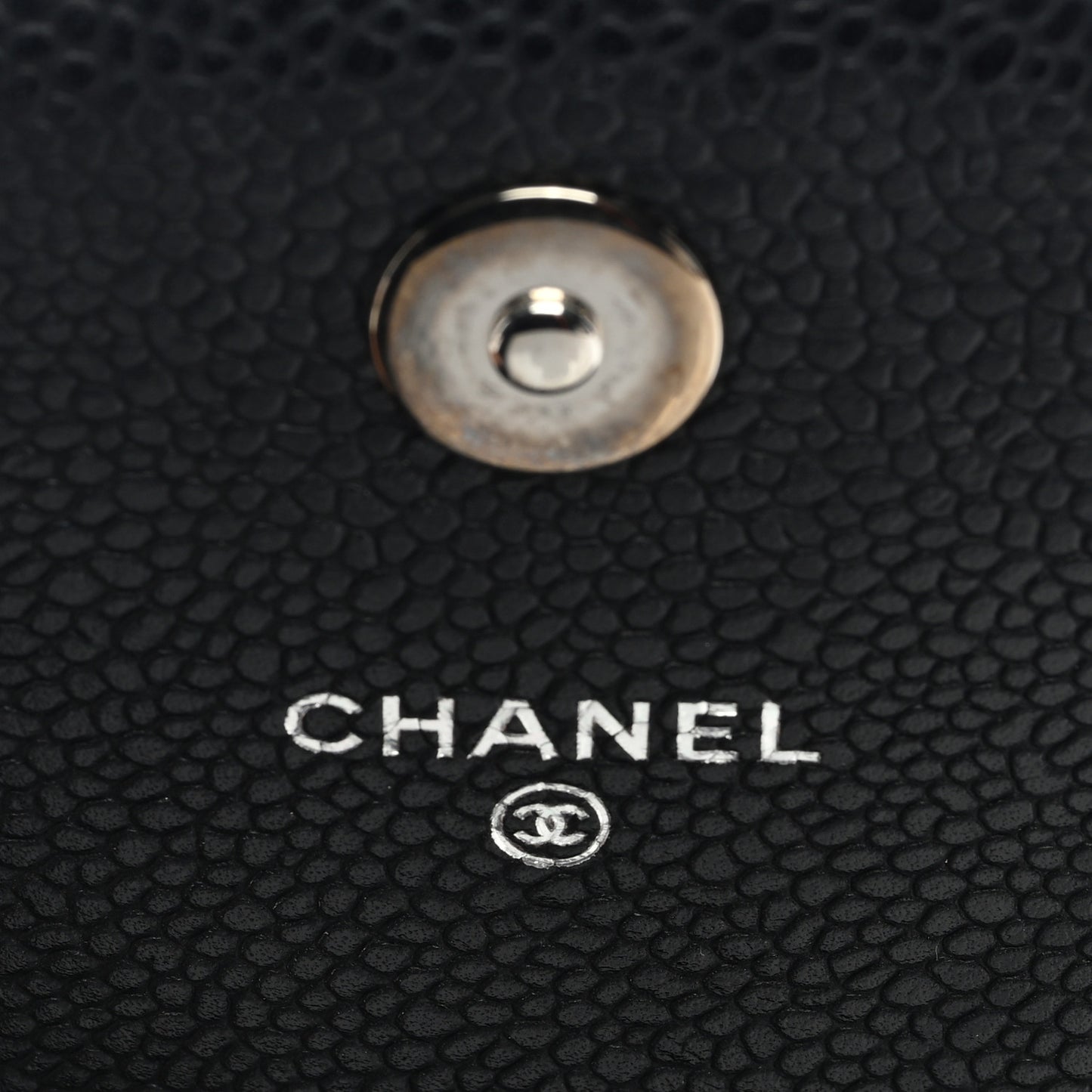 Caviar Half Moon Wallet On Chain WOC Black