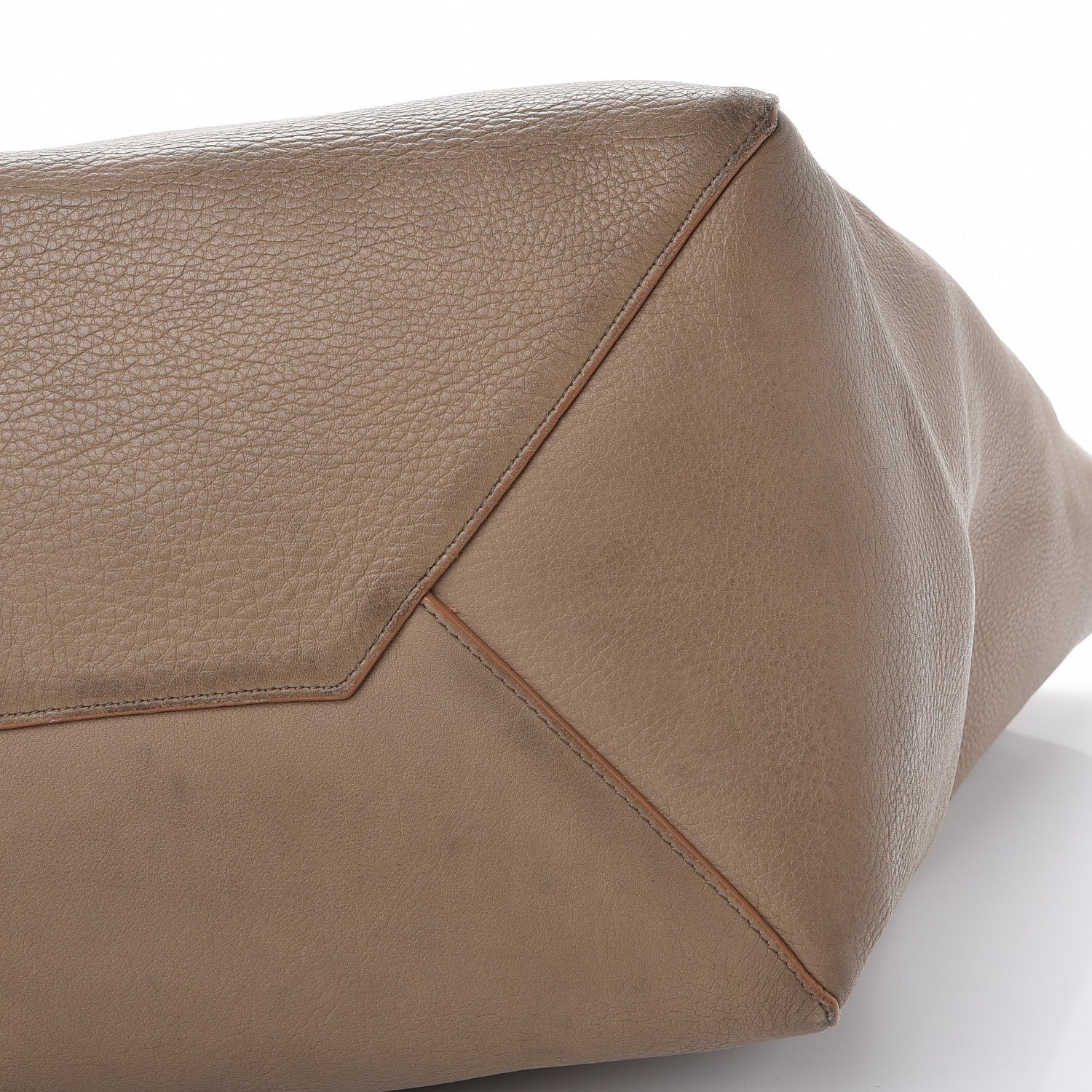 Celine Soft Grained Calfskin Medium Horizontal Cabas Phantom Light Khaki 18 of 23