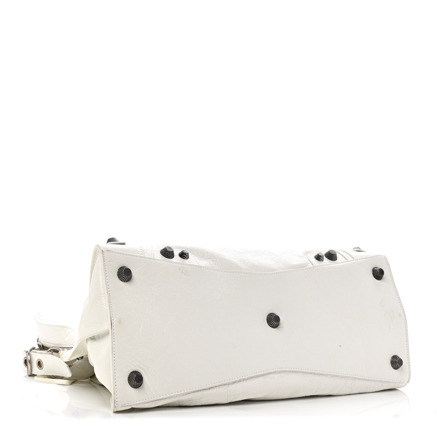 Balenciaga Agneau Arena Neo Cagole City Handbag Optic White 5 of 13