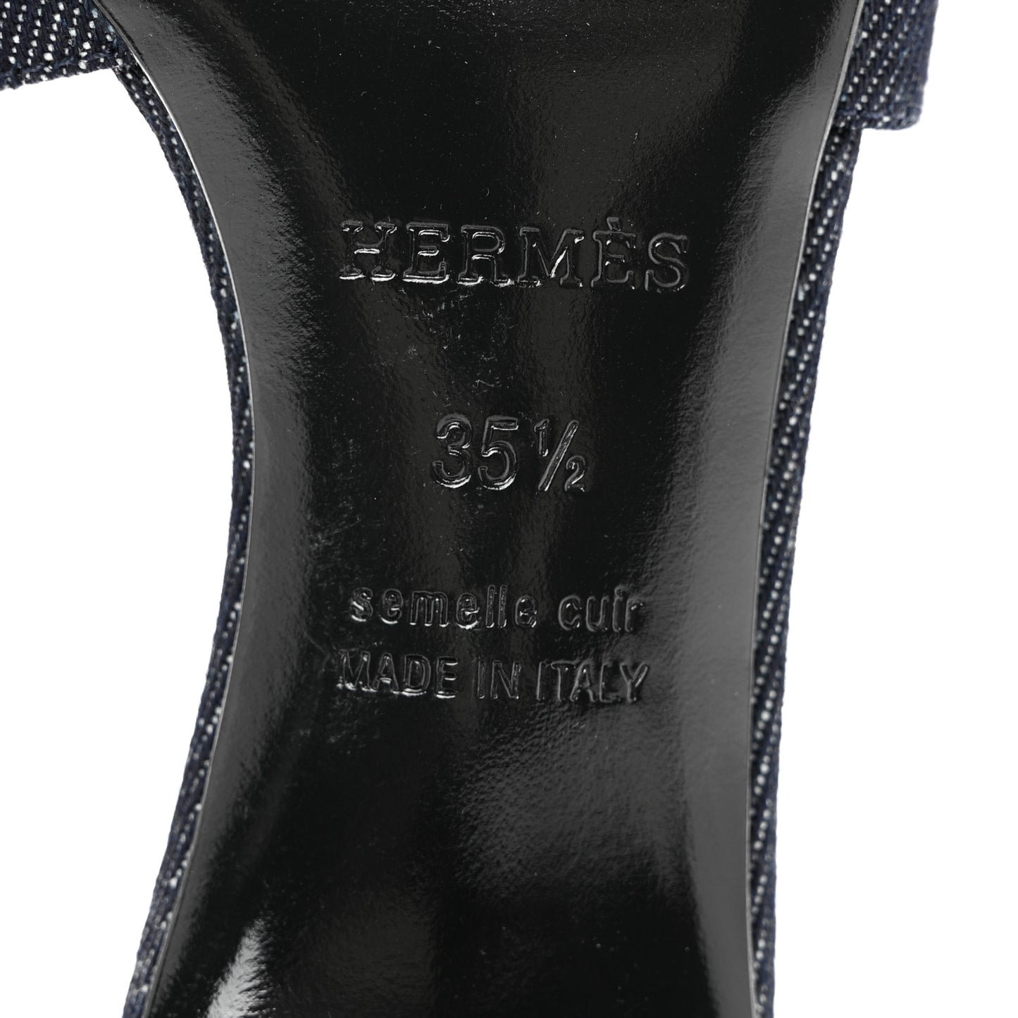 Denim Oasis Sandals 35.5 Bleu Brut