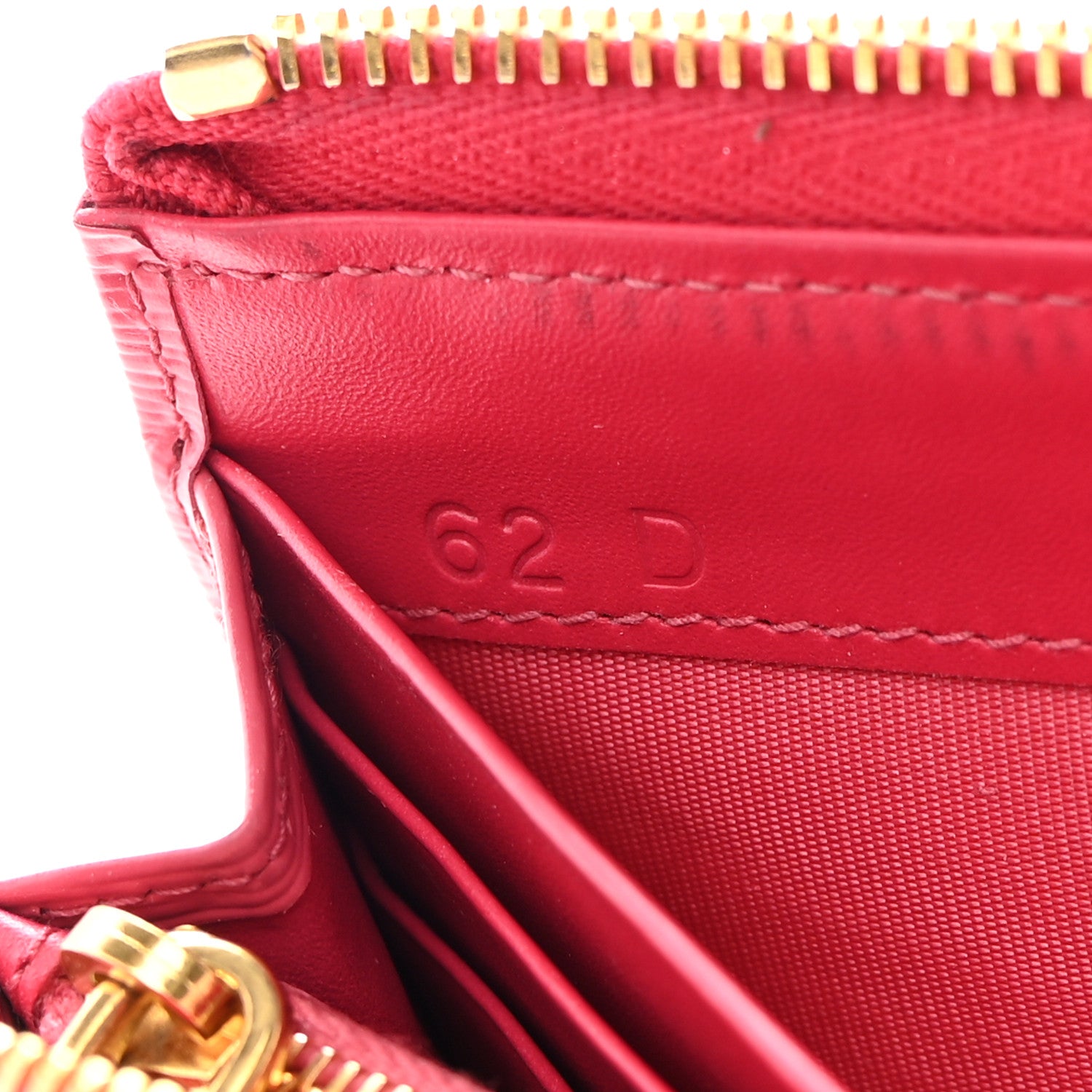 Prada Vitello Move Half Zip Wallet Ibisco 7 of 11