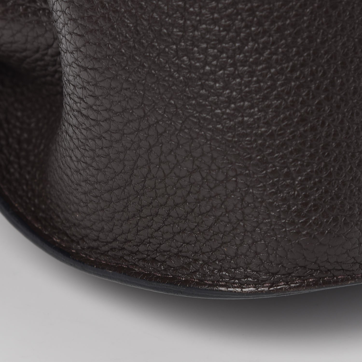 Hermes Taurillon Clemence Jypsiere 28 Chocolate 11 of 14