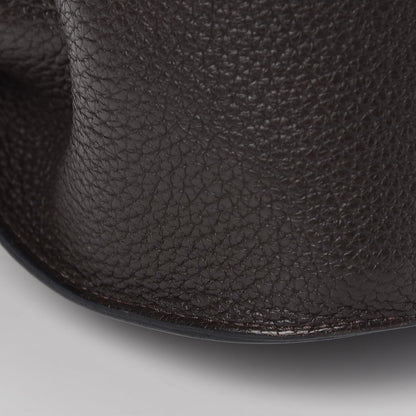 Hermes Taurillon Clemence Jypsiere 28 Chocolate 11 of 16