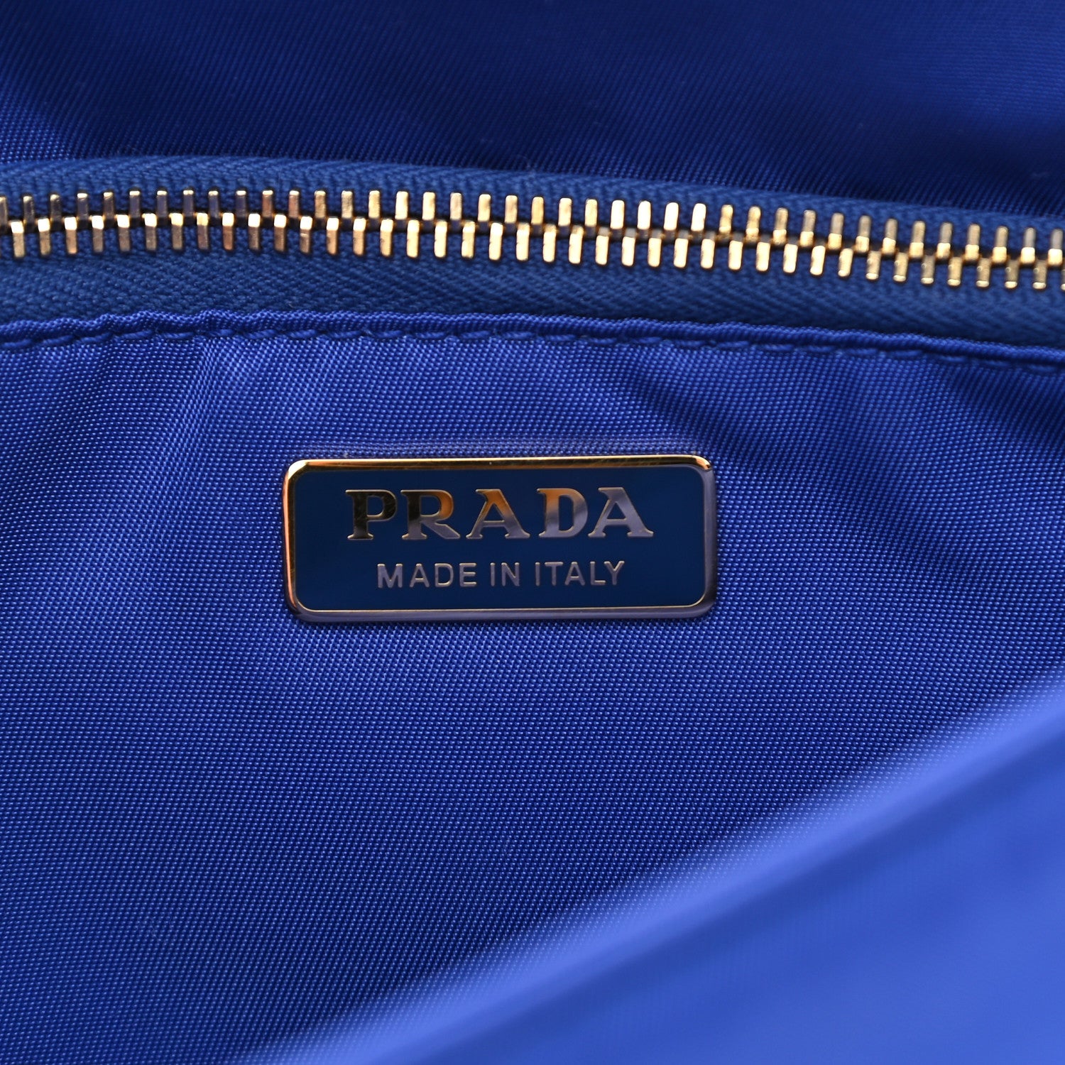 Prada Nylon Tessuto Chain Shoulder Bag Indaco 5 of 8