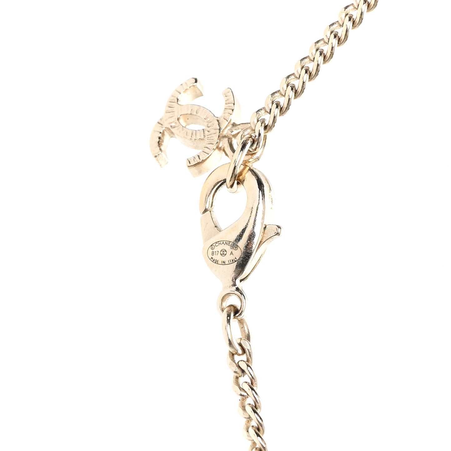 Mesh CC Necklace Gold