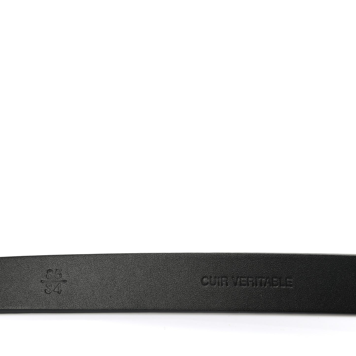 Calfskin Crystal CC Buckle Belt 85 34 Black