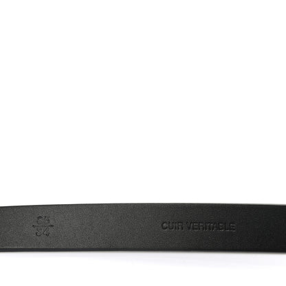 Chanel Calfskin Crystal CC Buckle Belt 85 34 Black 4 of 6