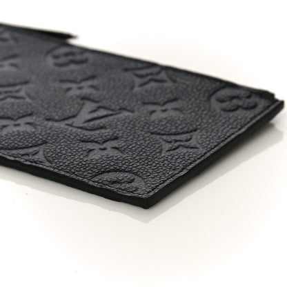 Louis Vuitton Empreinte Felicie Chain Wallet Zippered Insert Black 9 of 9