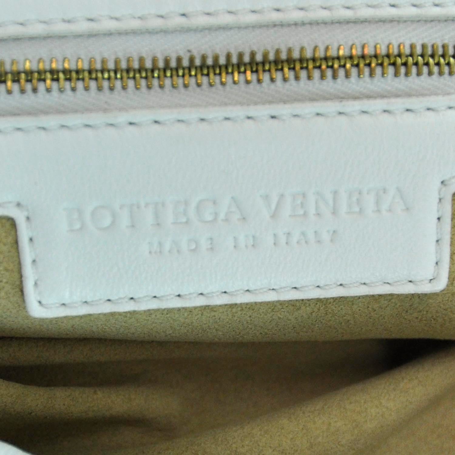 Bottega Veneta Nappa Intrecciato Flower Medium Veneta Hobo White 8 of 11