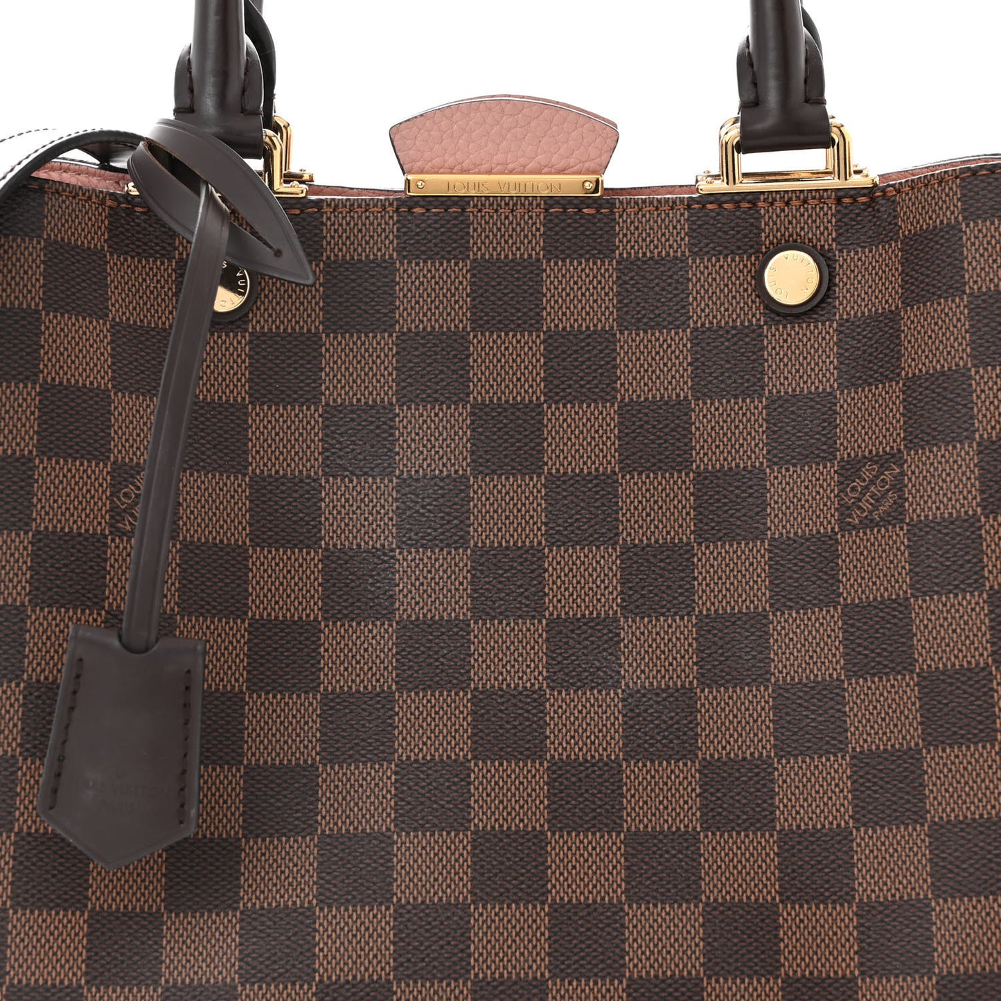 Damier Ebene Cuir Taurillon Brittany Magnolia
