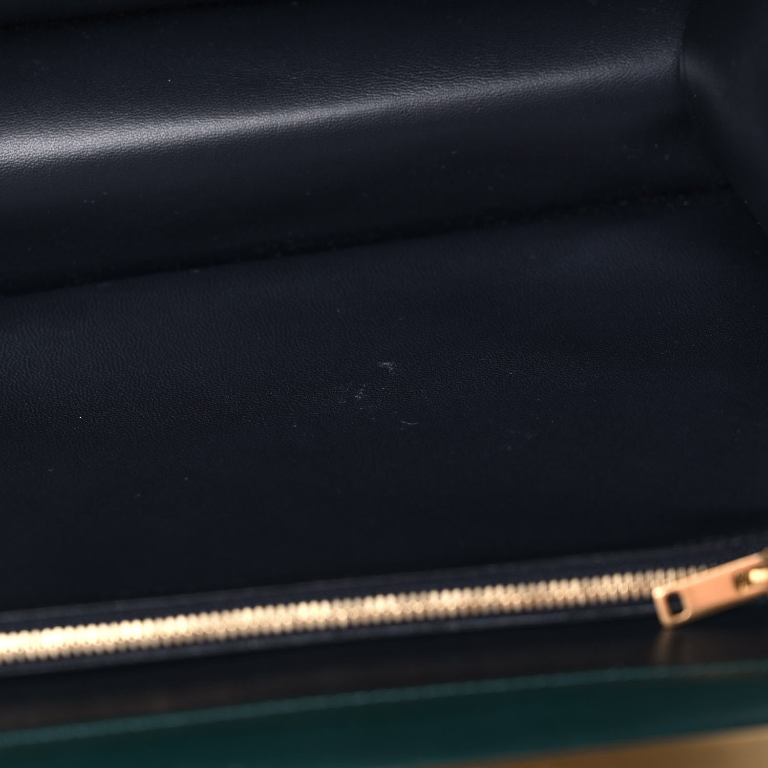 Celine Smooth Calfskin Medium Clasp Shoulder Bag Forest 14 of 14