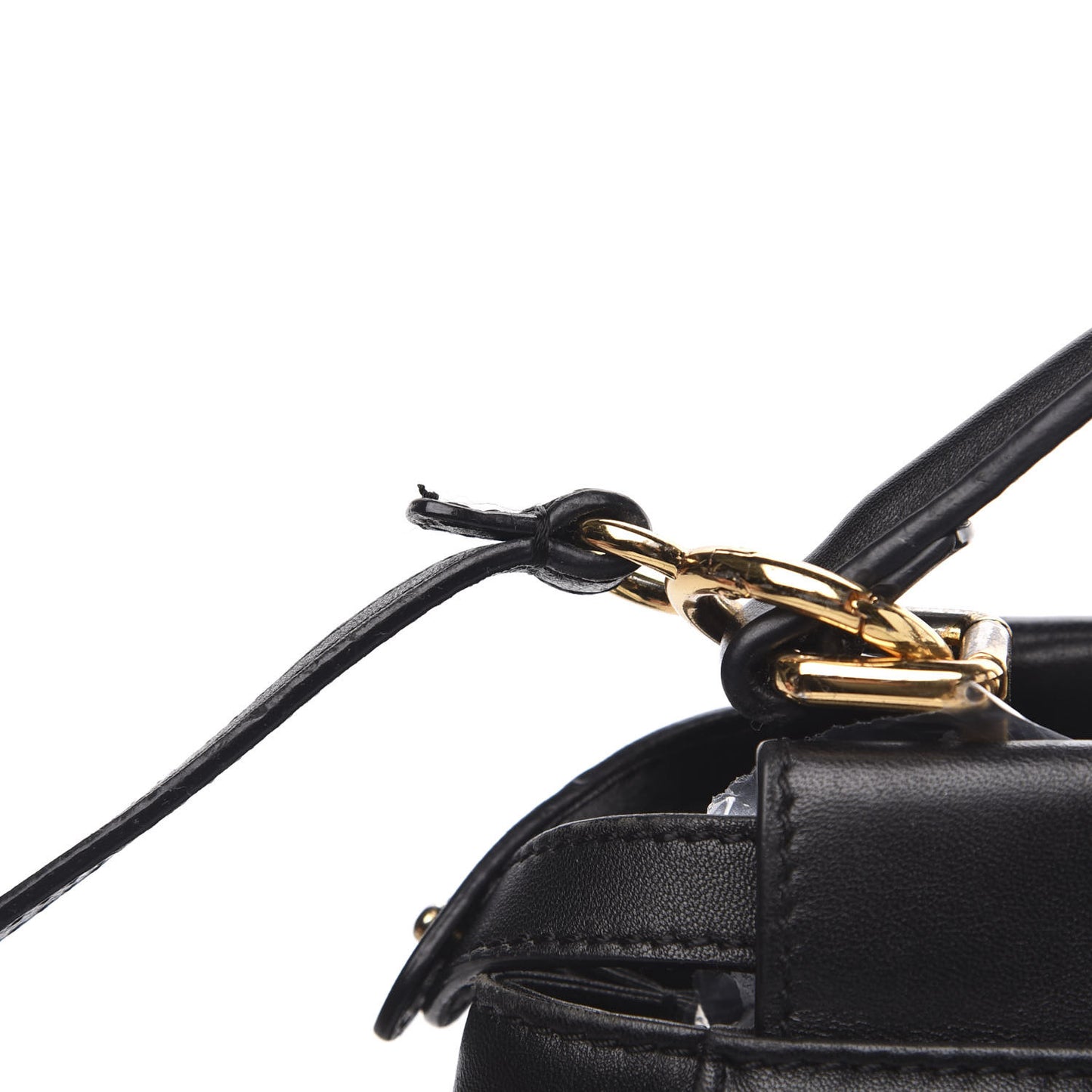 Nappa Mini Peekaboo Iconic Satchel Black