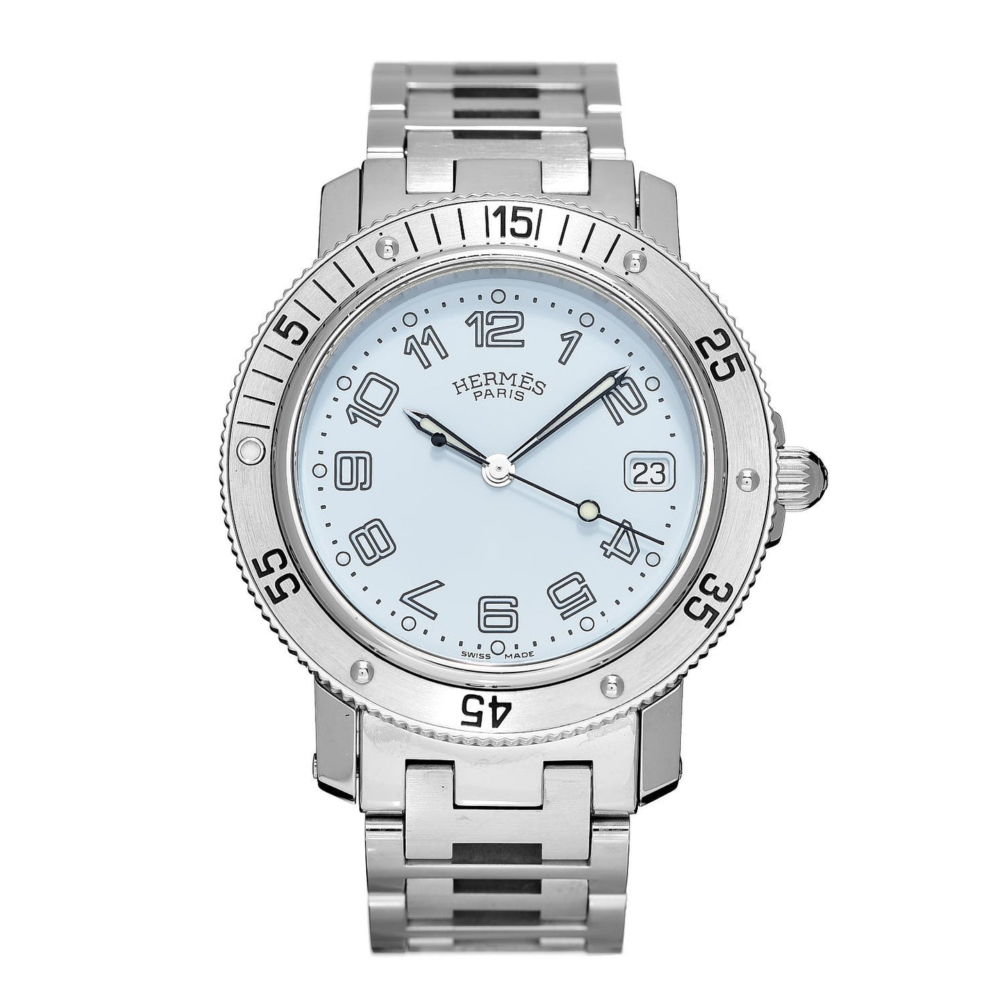 Stainless Steel 38mm Clipper Quartz Watch