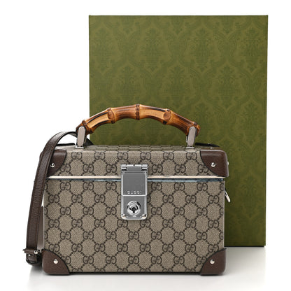 Gucci GG Supreme Monogram Globe-Trotter Beauty Case Brown 11 of 11