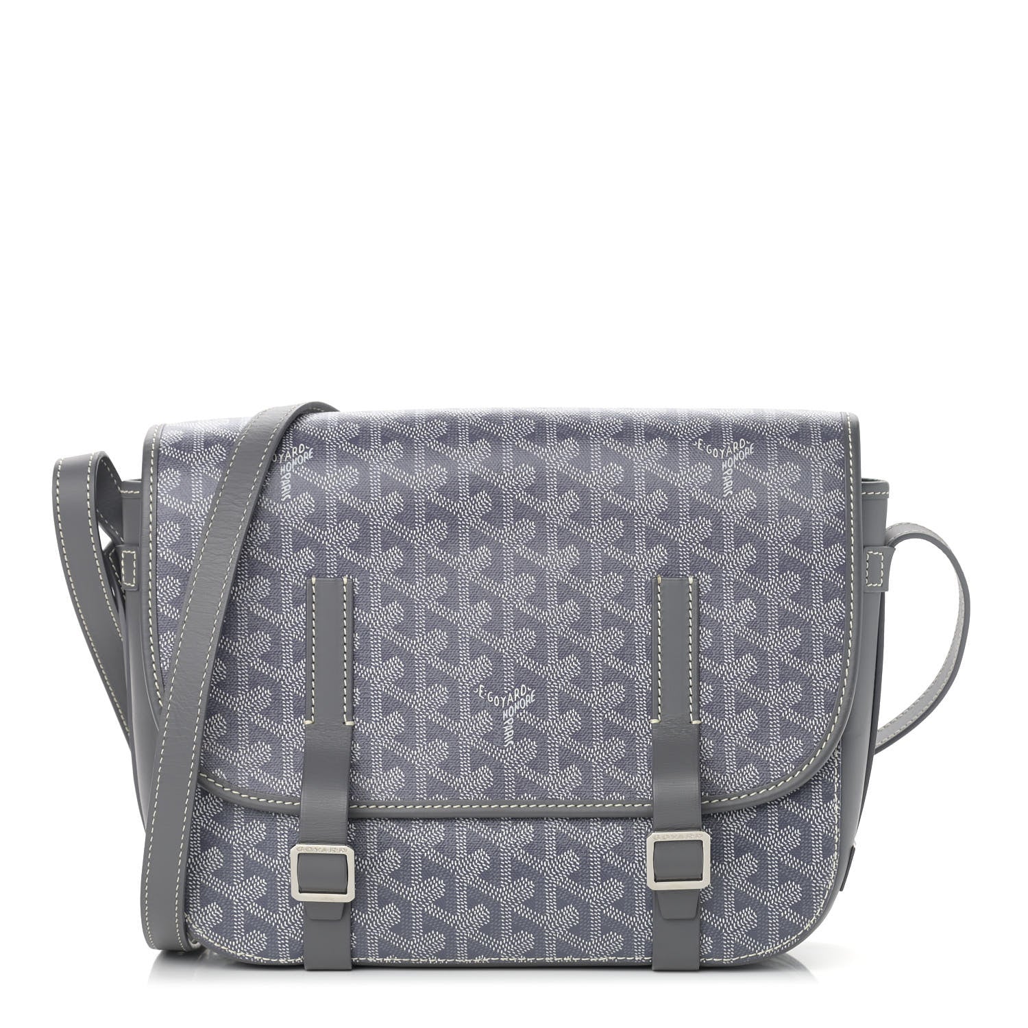 Goyard Goyardine Belvedere MM Messenger Bag Grey 1 of 8
