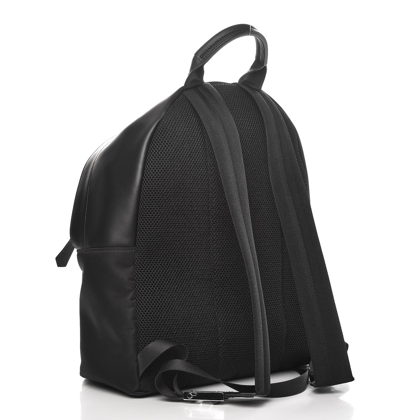 Nylon Vitello Liberty Vitello Dolce Monster Eyes Rounded Backpack Black Sunflower