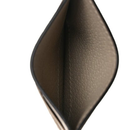 Gucci Textured Dollar Calfskin Horsebit 1955 Card Holder Beige 5 of 6