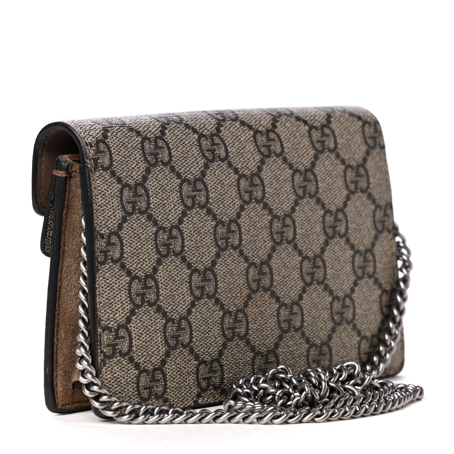 Gucci GG Supreme Monogram Super Mini Dionysus Shoulder Bag Taupe 2 of 5