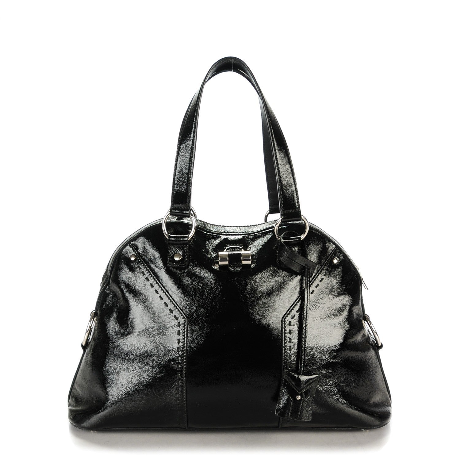 Saint Laurent Patent Large Muse Black 1 of 7