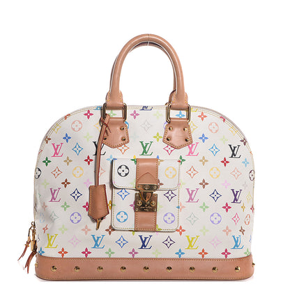 Louis Vuitton Monogram Multicolor Alma GM White 1 of 7