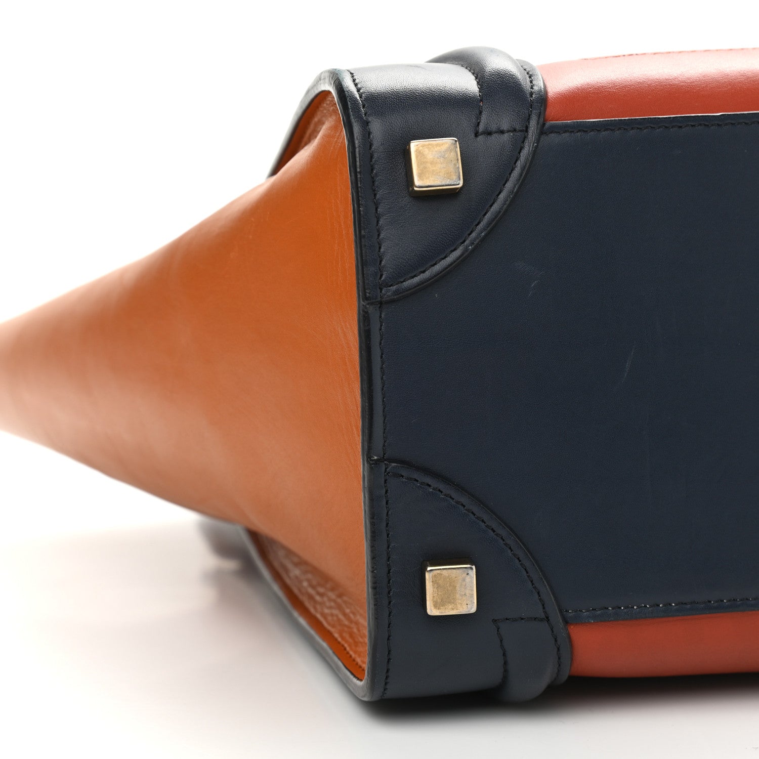 Celine Smooth Calfskin Micro Tri-Color Luggage Brick 9 of 13