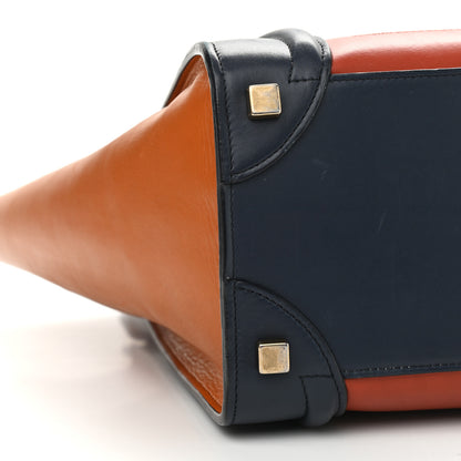 Celine Smooth Calfskin Micro Tri-Color Luggage Brick 9 of 13