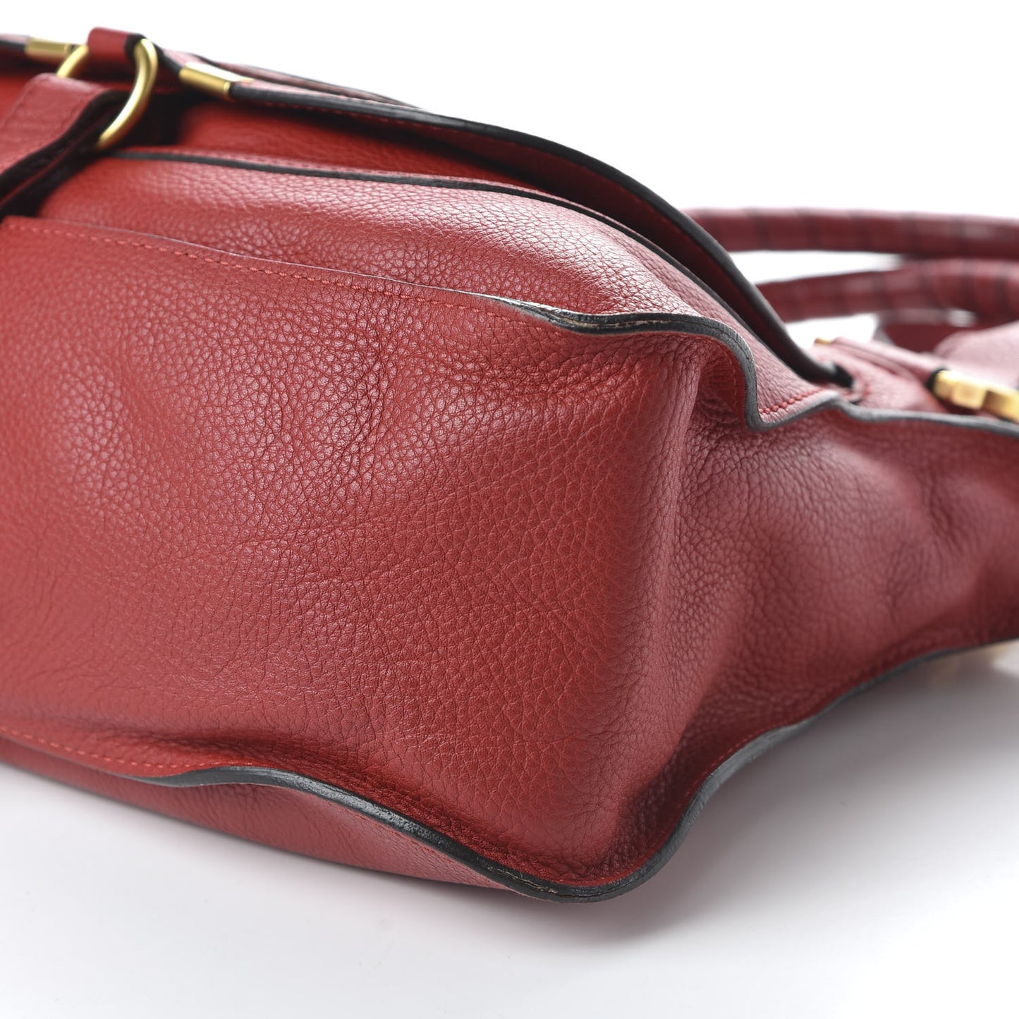 Calfskin Medium Marcie Satchel Red