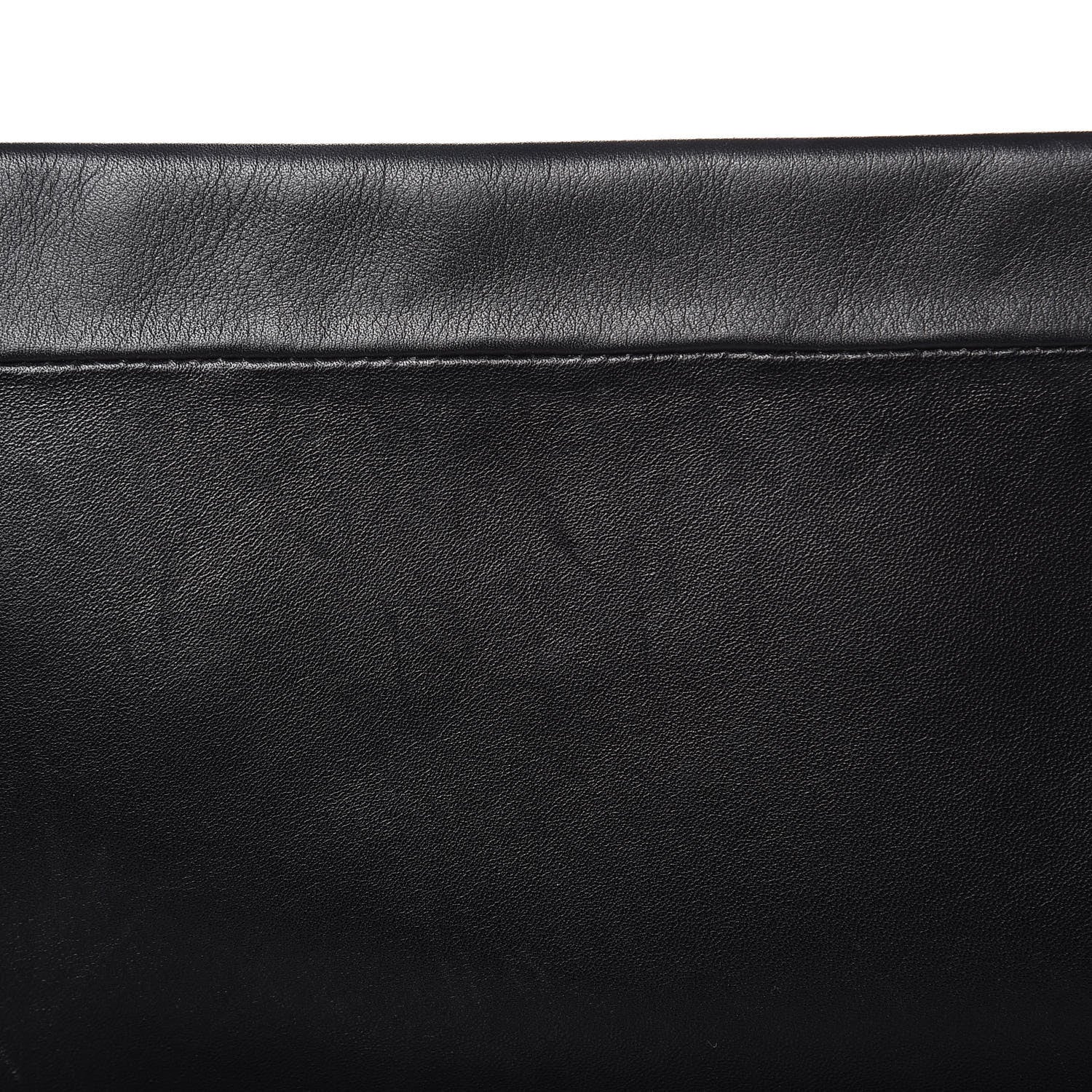 Celine Lambskin Flap Clasp Shoulder Bag Black 6 of 14