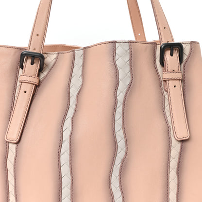 Bottega Veneta Nappa Intrecciato Large Glimmer Tote Flamingo 8 of 10