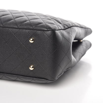 Chanel Caviar Quilted Large Classic Shopping Tote Black 9 of 12