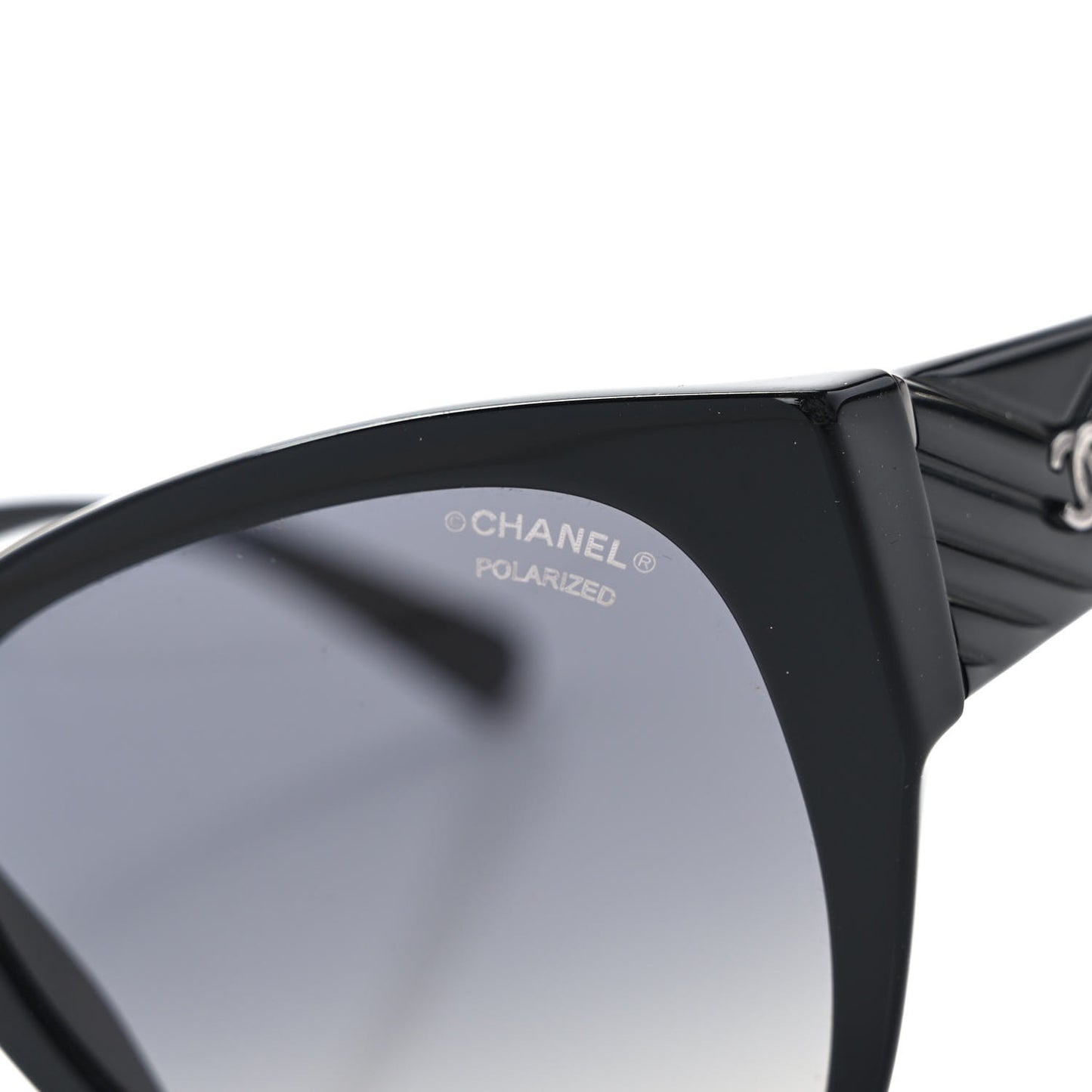 Acetate Polarized Butterfly CC Sunglasses 5412 Black
