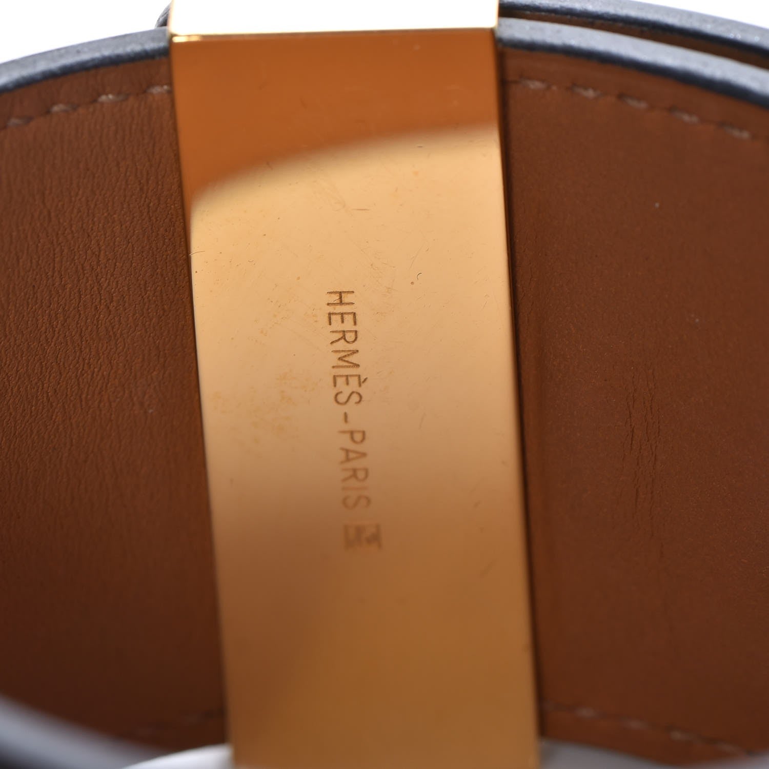 Hermes Chamonix Collier De Chien CDC Bracelet L Chocolate 5 of 7